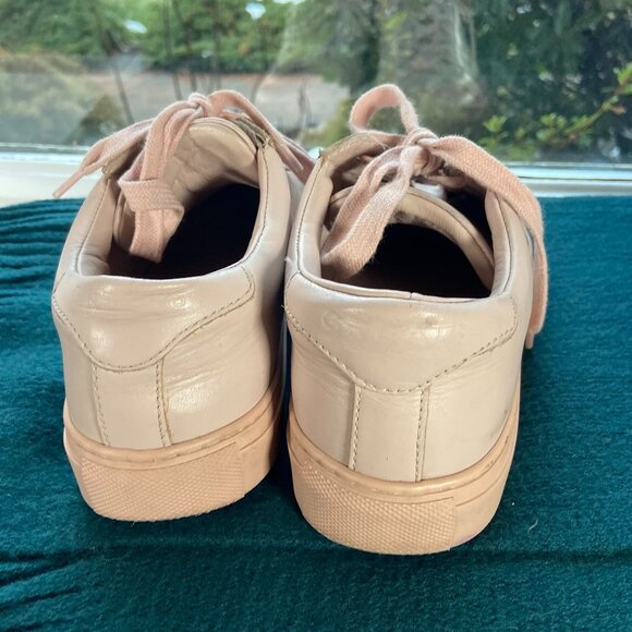 Greats Italian Leather blush Sneakers, Size 8.5 - Picture 6 of 8